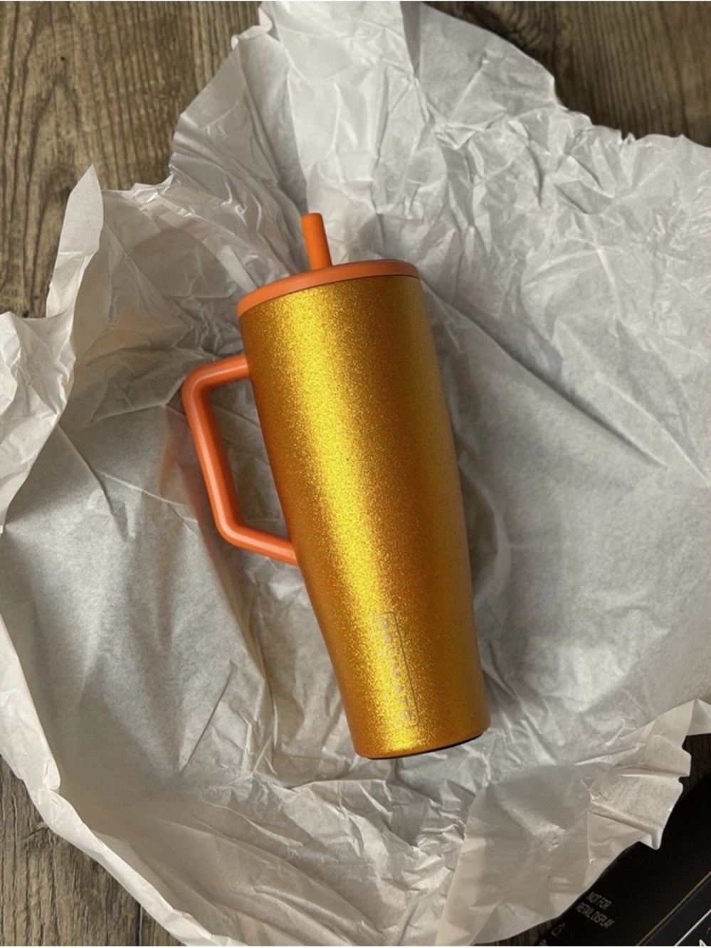 BruMate Era 40oz Showtime Limited Edition Orange Glitter Bottle‼️